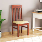 Minimal Solid Sheesham Wood Chair (Natural Finish)